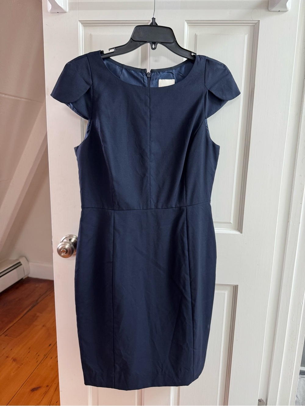 J.Crew navy shift dress
